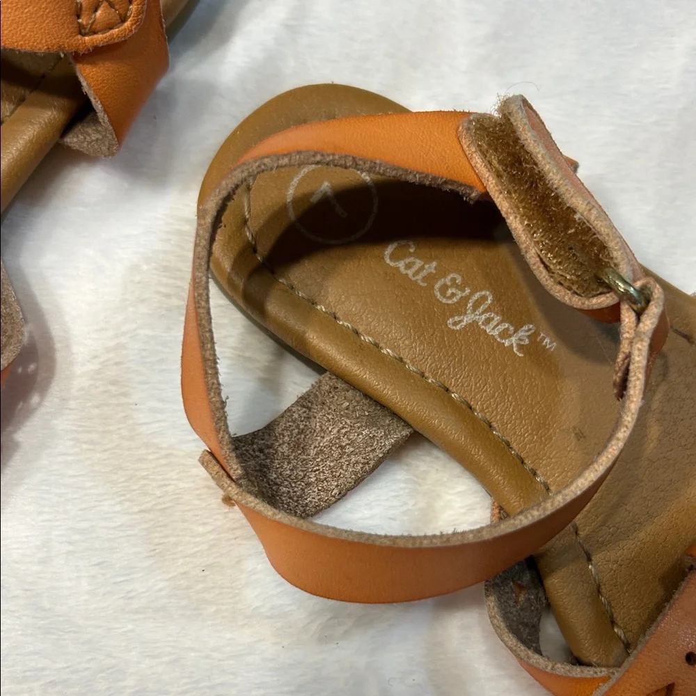 Cat & Jack Girls Sandal Trio in Pink, Silver & Tan